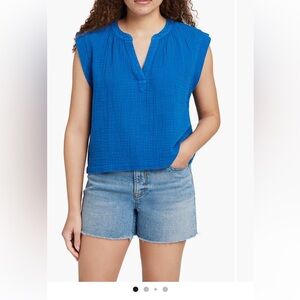 NWT Faherty Organic Cotton Dylan Blouse